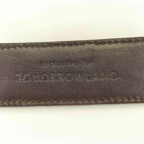 トゥモローランド TOMORROWLAND andreagreco vero surzzo イタリア製 オーストリッチ ベルト メンズ 90