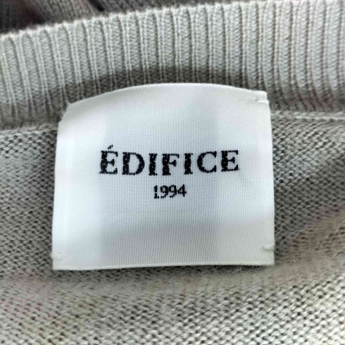 エディフィス EDIFICE ウール ニットセーター メンズ