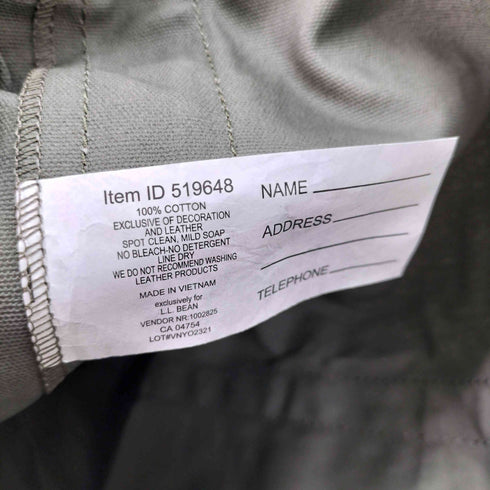 エルエルビーン L.L.Bean 別注 【洗える】LEE100人隊コラボグローサリー・トート キャンバストートバッグ レディース