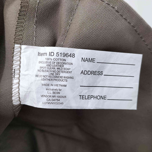エルエルビーン L.L.Bean 別注 【洗える】LEE100人隊コラボグローサリー・トート キャンバストートバッグ レディース