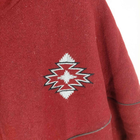 Mid-West Garment Co. 90-00S カナダ製 ネイティブ ロゴ 刺繍 パイピングライン ウール フルジップ ブルゾン ジャケット メンズ