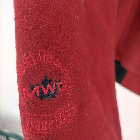 Mid-West Garment Co. 90-00S カナダ製 ネイティブ ロゴ 刺繍 パイピングライン ウール フルジップ ブルゾン ジャケット メンズ
