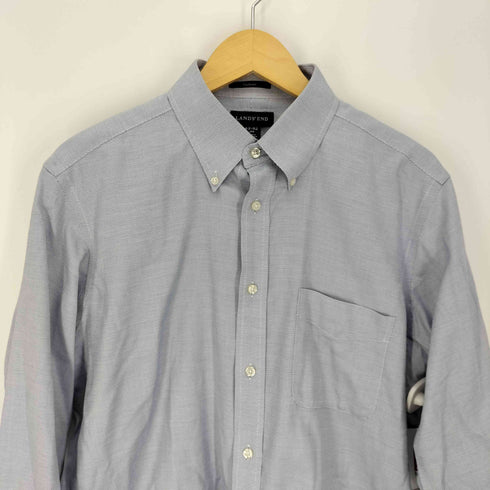 ランズエンド LANDS END NoIron ノーアイロン ボタンダウンシャツ メンズ 43-82