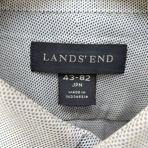 ランズエンド LANDS END NoIron ノーアイロン ボタンダウンシャツ メンズ 43-82