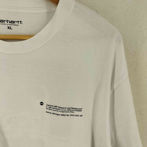 カーハートワークインプログレス Carhartt WIP s/s structures t/s バックプリントTシャツ メンズ import:XL
