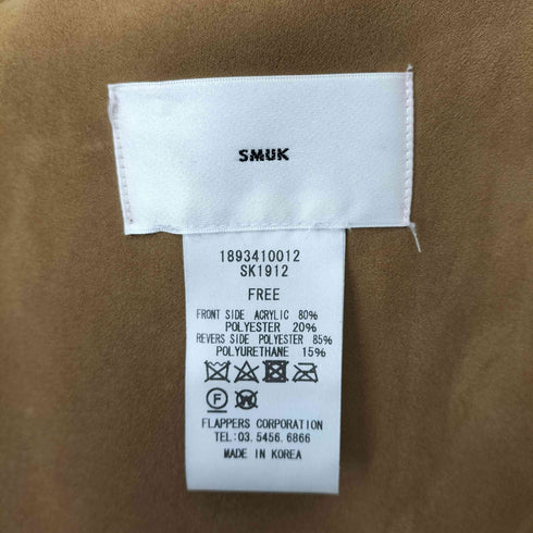 sumk フェイクムートンコート レディース FREE