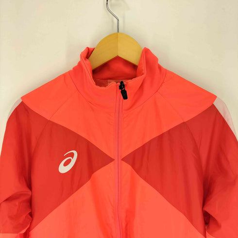 アシックス ASICS レスリング STAFF バックプリント ウインド ナイロン ジャケット メンズ JPN:M
