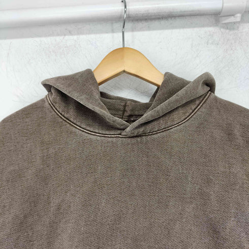ロサンゼルスアパレル Los Angeles Apparel USA製 USED加工 短丈 プルオーバーパーカー レディース import:S