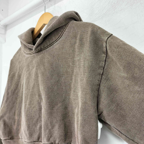 ロサンゼルスアパレル Los Angeles Apparel USA製 USED加工 短丈 プルオーバーパーカー レディース import:S