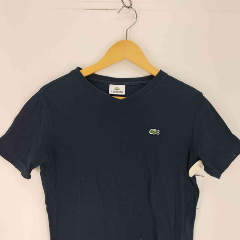 ラコステ LACOSTE ロゴパッチ VネックTシャツ メンズ 2