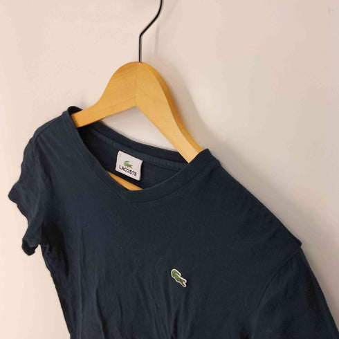 ラコステ LACOSTE ロゴパッチ VネックTシャツ メンズ 2
