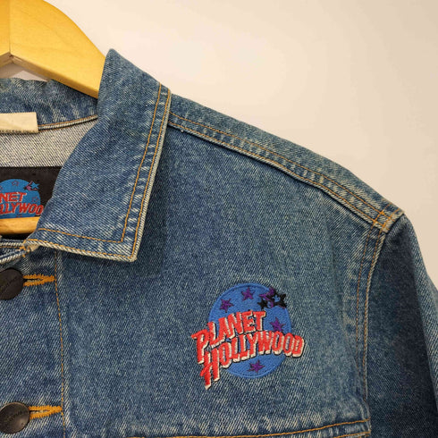 プラネットハリウッド PLANET HOLLYWOOD 90s デニム トラッカージャケット メンズ import:S
