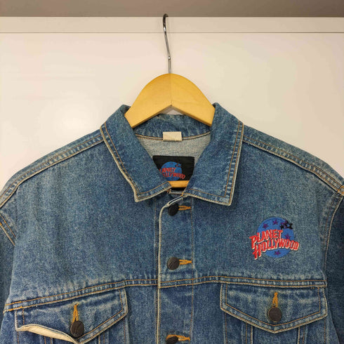 プラネットハリウッド PLANET HOLLYWOOD 90s デニム トラッカージャケット メンズ import:S