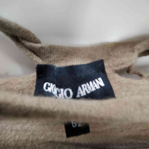 ジョルジオアルマーニ Giorgio Armani MADE IN ITALY イタリア製 バージン ウール ラウンド ネック ニット カットソー メンズ EUR:52