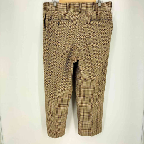 ビッグマックジェイシーペニー BIG MAC JCPenney 70s 42TALONジップ チェック柄 センタープレススラックス メンズ