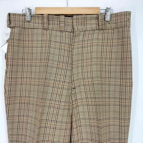 ビッグマックジェイシーペニー BIG MAC JCPenney 70s 42TALONジップ チェック柄 センタープレススラックス メンズ