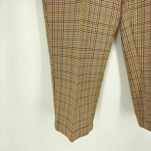 ビッグマックジェイシーペニー BIG MAC JCPenney 70s 42TALONジップ チェック柄 センタープレススラックス メンズ