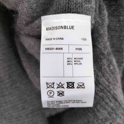 マディソンブルー MADISONBLUE ボーダーシアーニット セーター メンズ JPN:S