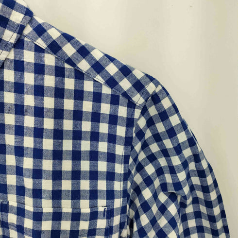 マイヨ maillot BD チェック柄 リネン混 コットン シャツ メンズ JPN:2