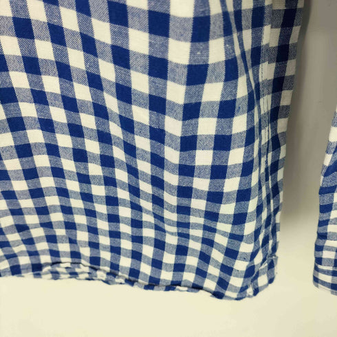 マイヨ maillot BD チェック柄 リネン混 コットン シャツ メンズ JPN:2