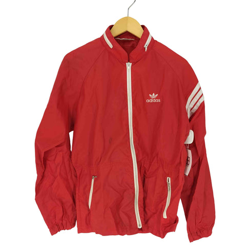 アディダス adidas 80s トレフォイルロゴ ジップアップ ナイロン ジャケット メンズ import:L