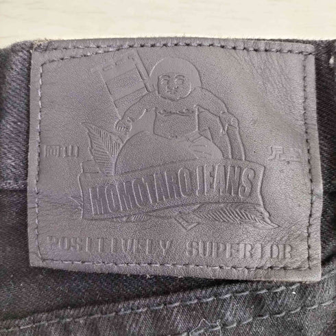 モモタロウジーンズ MOMOTARO JEANS 15.7oz SELVEDGE BLACK DENIM NARROW TAPERED-One メンズ W36