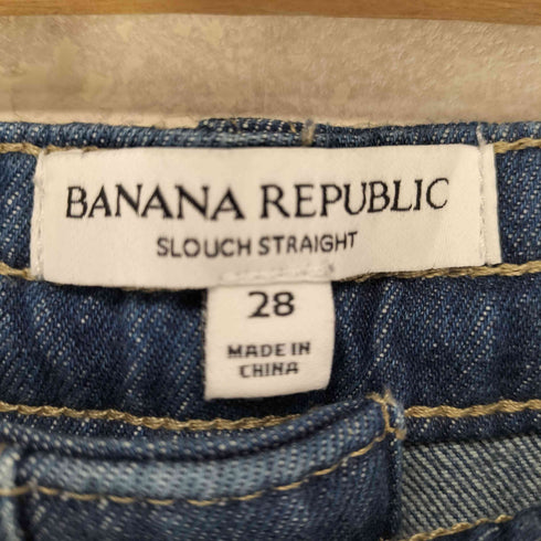 バナナリパブリック BANANA REPUBLIC DRAWSTRING DARK WASH デニムパンツ レディース 28