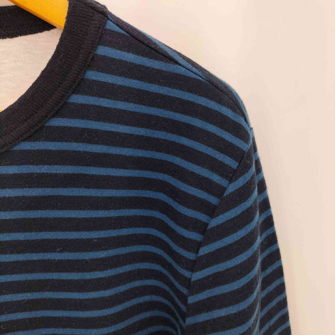 エムエイチエル MHL. ボーダー 長袖 クルーネックTシャツ メンズ JPN:L