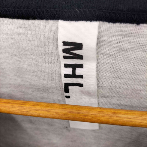 エムエイチエル MHL. ボーダー 長袖 クルーネックTシャツ メンズ JPN:L