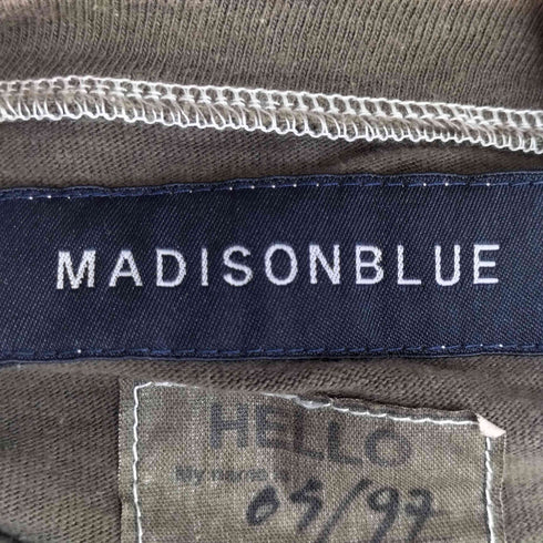 マディソンブルー MADISONBLUE HELLO CREW NECK TEE メンズ JPN:2