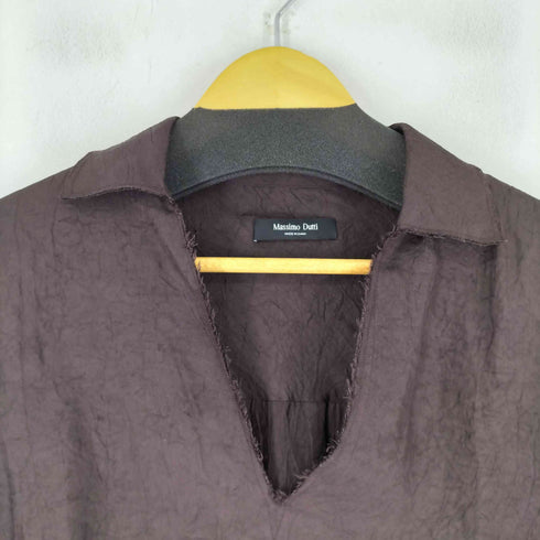 マッシモデュッティ Massimo Dutti Vネック シャツブラウス レディース JPN:XS