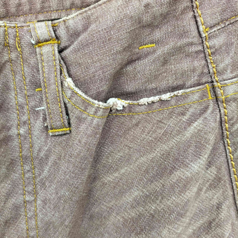 ズッカ ZUCCa ボタンフライ デニムパンツ レディース JPN:M