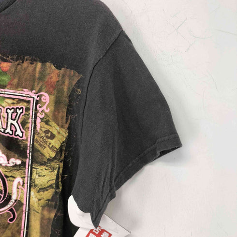 デルタ DELTA MOSSY OAK Y2K 総柄 両面プリント Tシャツ レディース S