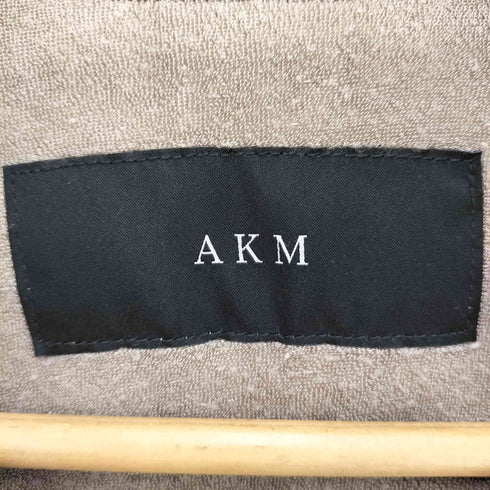エーケイエム AKM シルキーテンセルパイルテーラードジャケット メンズ import:L