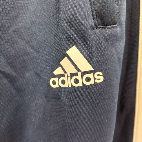 アディダス adidas 刺繍ロゴ トラックパンツ メンズ L