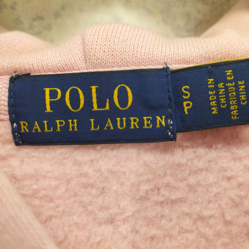 ポロラルフローレン POLO RALPH LAUREN ポニー刺繍ロゴ ジップアップパーカー レディース import:S
