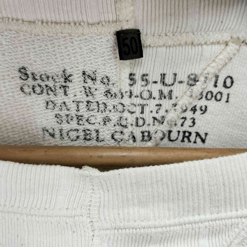 ナイジェルケーボン NIGEL CABOURN ARMY CREW JERSEYスウェット メンズ EUR:50