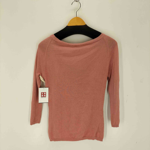 マックスマーラ MAX MARA 白タグ シルクvネックニット レディース import:S