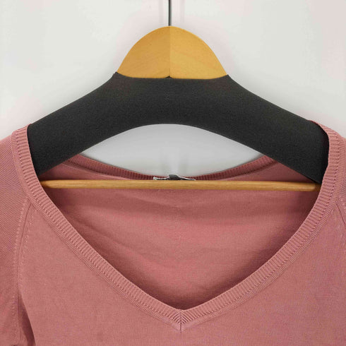 マックスマーラ MAX MARA 白タグ シルクvネックニット レディース import:S