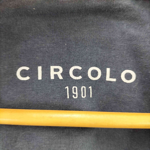 チルコロ1901 circolo 1901 スウェット生地 2bテーラードジャケット ストレッチ 側章 スウェット パンツ メンズ 48