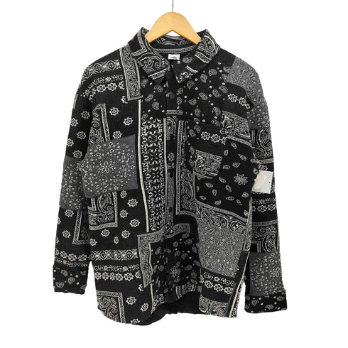 ザラ ZARA スナップボタン ペイズリージャケット メンズ JPN:M