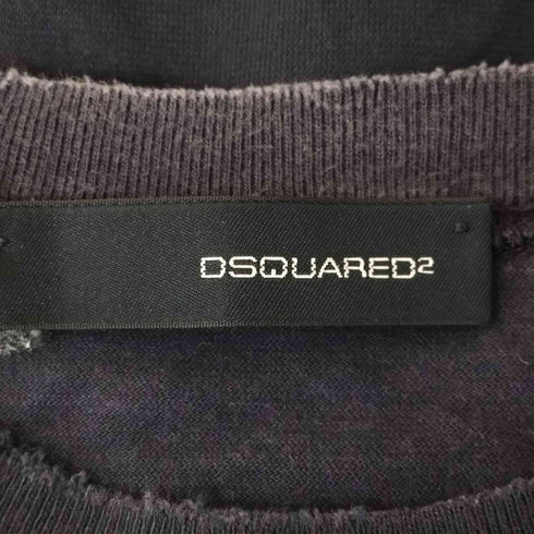 ディースクエアード DSQUARED2 05AW プリントクルーネックTシャツ Y2K レディース import:S