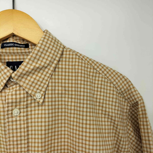 ギャップ Gap 00s OLD CLASSIC OXFORD ボタンダウン チェックシャツ メンズ import:S