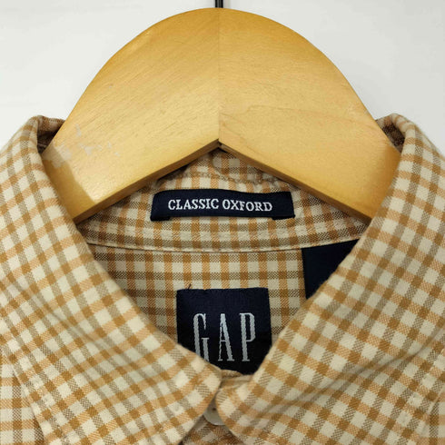 ギャップ Gap 00s OLD CLASSIC OXFORD ボタンダウン チェックシャツ メンズ import:S