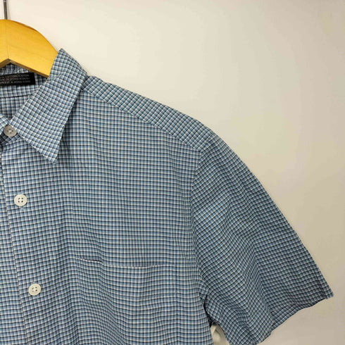 ダナキャランニューヨーク DKNY 00s S/S チェックシャツ メンズ import:S