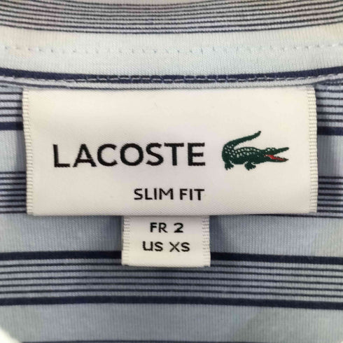 ラコステ LACOSTE SLIM FIT ボタンダウストライプシャツ メンズ XS