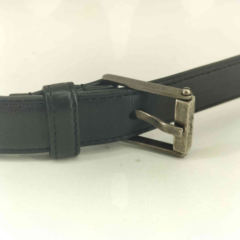 サンローランパリ SAINT LAURENT PARIS スクエアバックルナローベルト メンズ