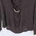 マックスマーラ MAX MARA 白タグ チェーンデザインドレープカットソー レディース import:XL