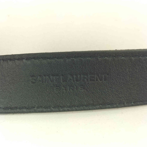サンローランパリ SAINT LAURENT PARIS レザーナローベルト メンズ
