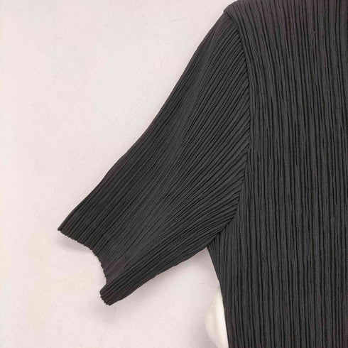 イッセイミヤケ ISSEY MIYAKE 12SS 銀タグ プリーツ S/S Tシャツ カットソー レディース JPN:2